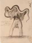 Goya Francisco Serpent Four Yards Long in Bordeaux GR- - Hermitage